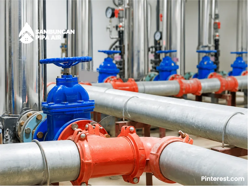 Bentuk gate valve beserta komponen utamanya